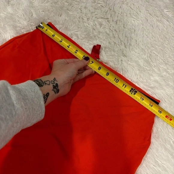 Boden Red A-Line Skirt - Picture 4 of 12